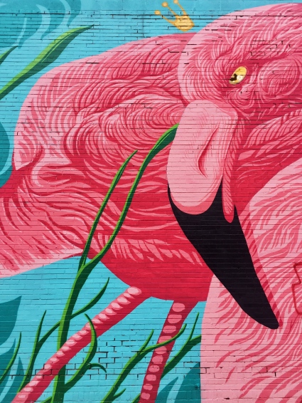 Jc Rivera's Mural outside Flamingo Rum Club (Chicago)